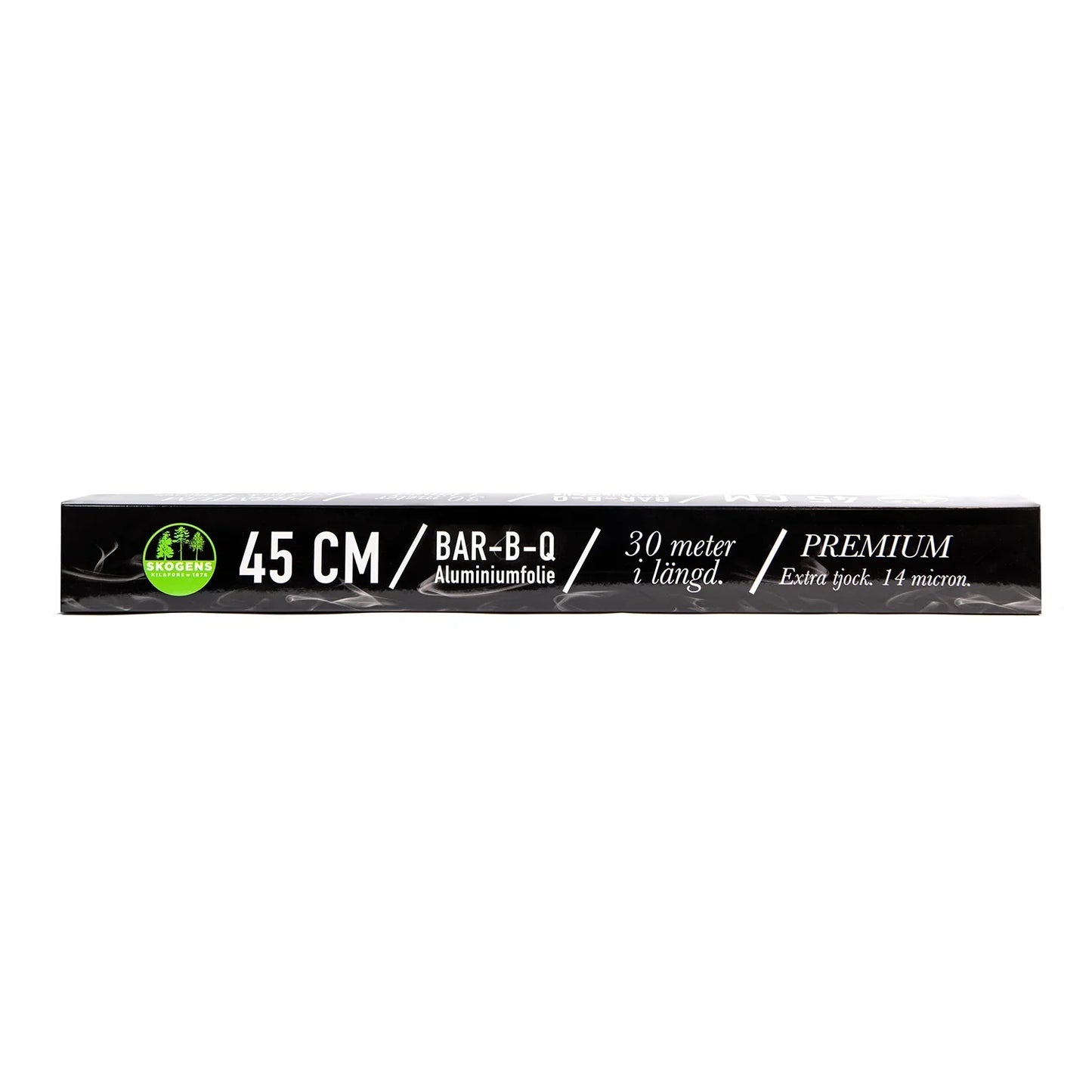 Premium aluminiumfolie för grill, 45 cm bred, 30 meter lång, extra tjock 14 mikron.