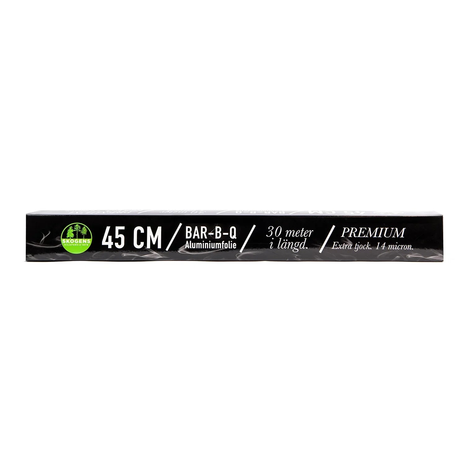 Premium aluminiumfolie för grill, 45 cm bred, 30 meter lång, extra tjock 14 mikron.
